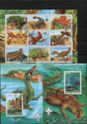 Benin, Prehistoric animals, 11 stamps