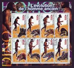 Congo, Prehistoric animals, 2004, 8 stamps