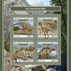 Djibouti, Prehistoric animals, 2017, 4 stamps