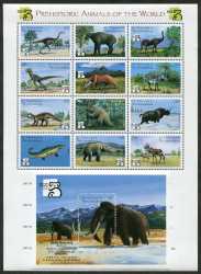Saint Vincent and the Grenadines, Prehistoric animals, 1999, 13 stamps