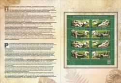 Russia, Prehistoric animals, 2020, 8 stamps