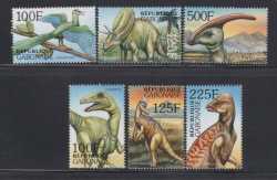 Gabon, Prehistoric animals, 2000, 6 stamps