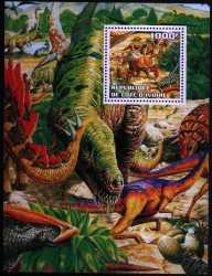 Ivory Coast, Prehistoric animals, 2002, 1 stamp