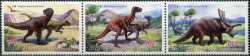 North Korea, Prehistoric animals, 2011, 3 stamps