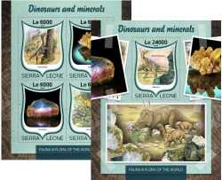 Sierra Leone, Prehistoric animals, 2016, 5 stamps