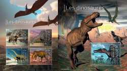 Niger, Prehistoric animals, 2013, 5 stamps