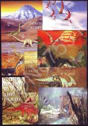 Saint Vincent and the Grenadines, Prehistoric animals, 1995, 14 stamps (imperf.)