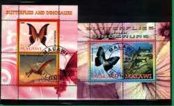 Malawi, Prehistoric animals, 4 stamps