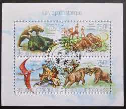 Togo, Prehistoric animals, 2013, 4 stamps