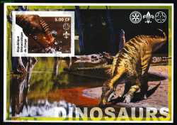 Congo, Prehistoric animals, 2002, 1 stamp (imperf.)