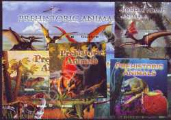 Grenada, Prehistoric animals, 2005, 15 stamps