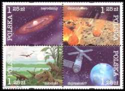 Poland, Prehistoric animals, 2004, 4 stamps