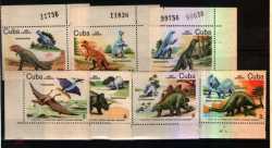 Cuba, Prehistoric animals, 7 stamps