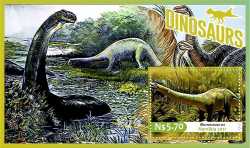 Namibia, Prehistoric animals, 2017, 12 stamps