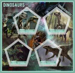 Saint Vincent and the Grenadines, Prehistoric animals, 2020, 6 stamps