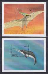 Antigua and Barbuda, Prehistoric animals, 1999, 2 stamps