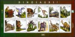 Prehistoric animals, Marshall Islands, 2008, 12 stamps
