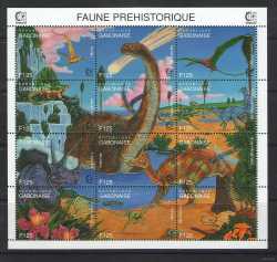 Gabon, Prehistoric animals, 1995, 36 stamps