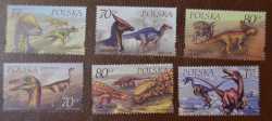 Poland, Prehistoric animals, 2000, 6 stamps