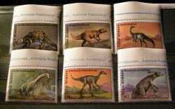 Romania, Prehistoric animals, 1994, 6 stamps