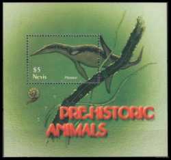 Nevis, Prehistoric animals, 2005, 1 stamp