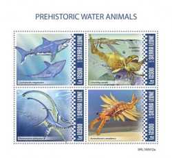 Sierra Leone, Prehistoric animals, 2019, 4 stamps
