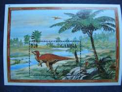 Gambia, Prehistoric animals, 1995, 1 stamp