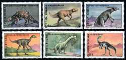 Romania, Prehistoric animals, 1994, 6 stamps