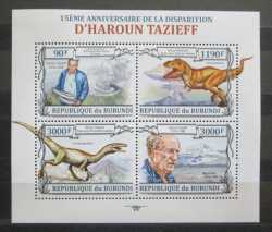 Burundi, Prehistoric animals, 2013, 4 stamps