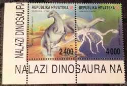 Croatia, Prehistoric animals, 1994, 2 stamps