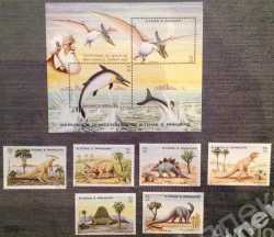 Sao Tome and Principe, Prehistoric animals, 1982, 8 stamps