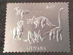 Guyana, Prehistoric animals, 1993, 1 stamp