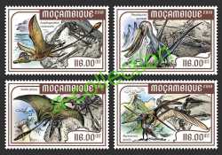 Mozambique, Prehistoric animals, 5 stamps